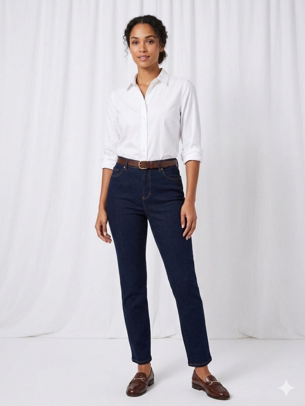 NWOT Gloria Vanderbilt Amanda Dark Wash Jean Sz 12